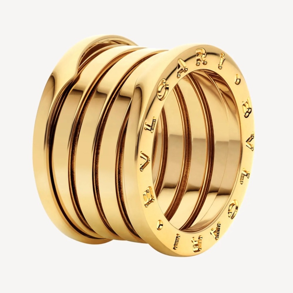 SOLD. Bvlgari Bzero 5Band 18k yellow Gold